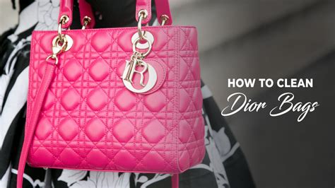 how to clean dior fabric bag|Dior canvas bag cleaning instructions.